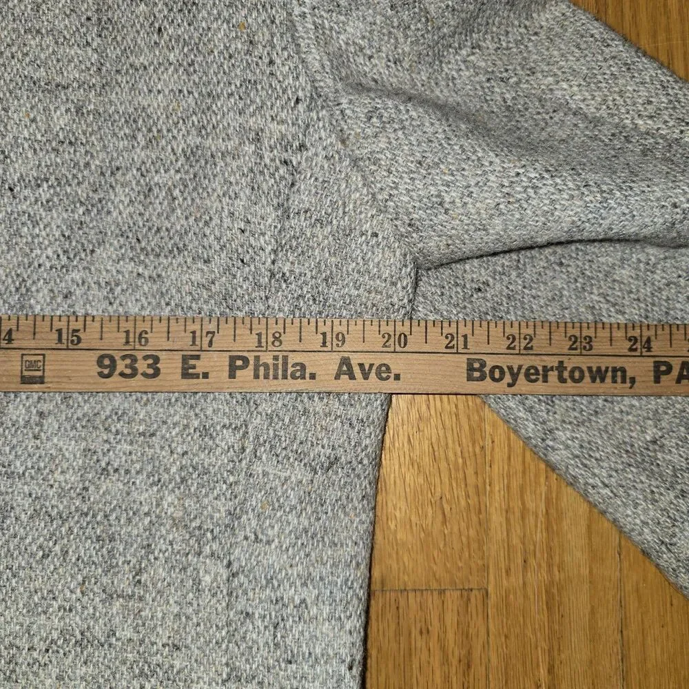 Moores Harris Tweed Blazer Mens Herringbone Pure Virgin Wool Sport Coat Jacket